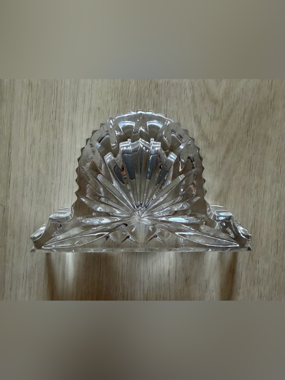 Vintage Waterford Crystal Lismore Desk Clock New Battery - Picture 2 of 4